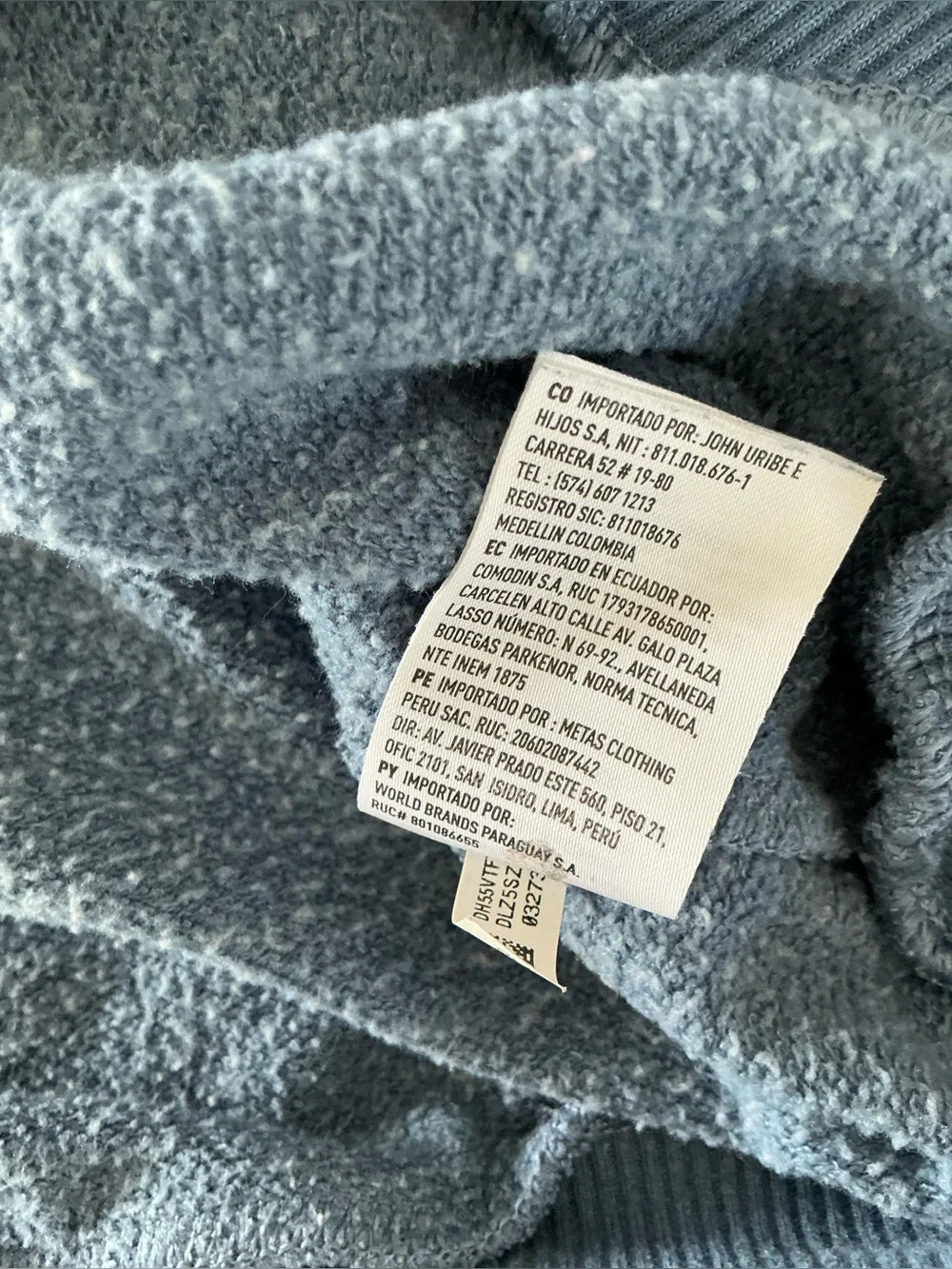 American Eagle Outfitters Dusty Blue Skeleton & Floral Crewneck Sweatshirt M - Picture 5 of 11